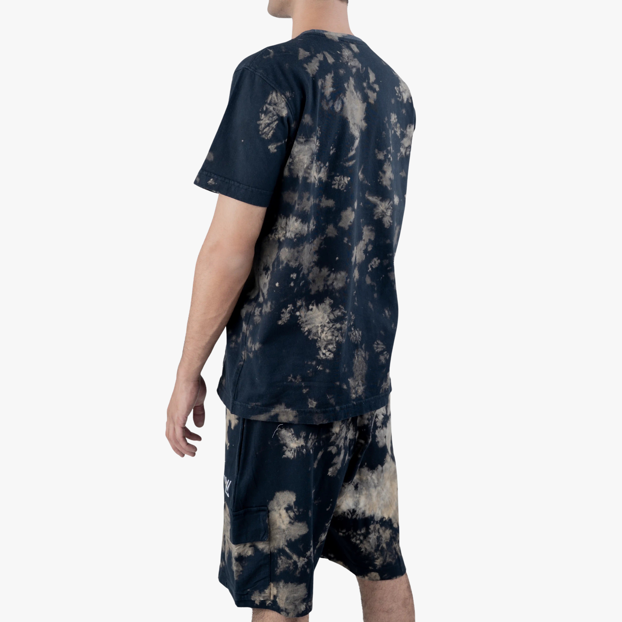 AG-0012 Black Tie-Dye Duo