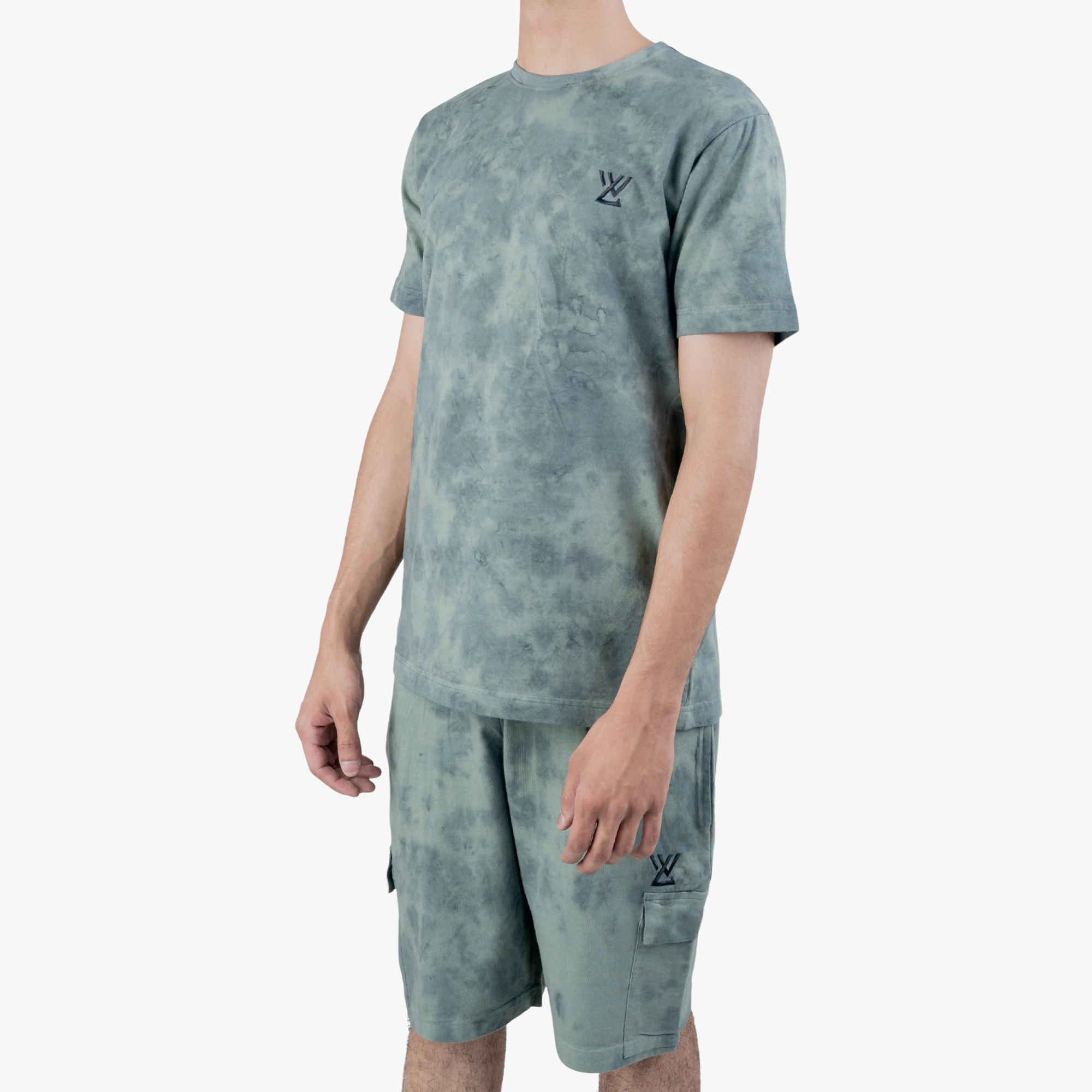 AG-0012 Slate Green Tie-Dye Duo